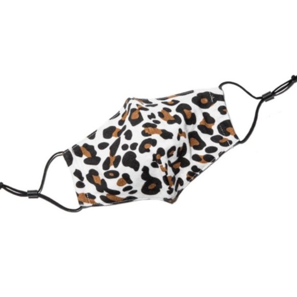 LELE SADOUGHI • Ivory Leopard Face Mask - Picture 3 of 7